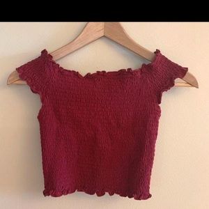 Crop Top with Lettuce trim